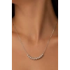 Gümüş Renk Top Detaylı Xuping Kolye