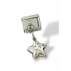 Gümüş Renk Yıldız Figürlü Çelik Nomination Charm (Tek)