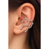 Gümüş Renk YSX Ear Cuff (Tek)