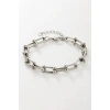 Gümüş Renk Zincir  Bileklik