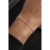 Gümüş Renk Zincir Çelik Bileklik (Unisex)