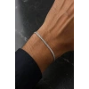 Gümüş Renk Zincir Çelik Bileklik (Unisex)