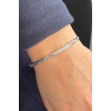 Gümüş Renk Zincir Çelik Bileklik (Unisex)