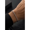 Gümüş Renk Zincir Çelik Bileklik (Unisex)