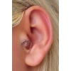 Gümüş Renk Zincir Detaylı Çelik Tragus/Kıkırdak Küpe/Piercing (Tek)