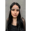Gümüş Renk Alınlık, Kristal Taşlı Saç Aksesuarı, Gelin Tacı, Nişan Nikah Kına Saç Aksesuarı