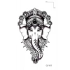 Hindu Tanrısı Fil Mini Geçici Dövme Tattoo