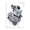 Hint Motifli Gül Geçici Dövme Tattoo