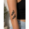 İkili Tüy Mini Geçici Dövme Tattoo