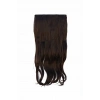 Isıya Dayanıklı Yarımay Çıt Çıt Saç - 4# - Çikolata Kahve - Dalgalı - 60 Cm - 110 Gr (Duygu)