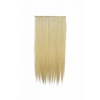 Isıya Dayanıklı Yarımay Çıt Çıt Saç - 613C - Küllü Sarı - Düz - 60 Cm - 110 Gr