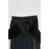 Isıya Dayanıklı Yarımay Çıt Çıt Saç - Ht1 - Siyah-60 Cm - 110 gr 2 Adet Yan Çıt Çıt Saç