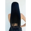 Isıya Dayanıklı Yarımay Çıt Çıt Saç - Ht1 - Siyah-60 Cm - 110 gr 2 Adet Yan Çıt Çıt Saç