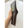Kahverengi Deri Erkek Kartlık/Cüzdan