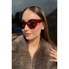 Kahverengi Kadın Güneş Gözlük