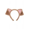 Kahverengi Köpek Kulağı Figürlü Peluş Taç