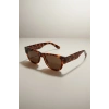 Kahverengi Leopar Desenli Kadın Güneş Gözlük