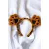 Kahverengi Pati Figürlü Peluş Taç