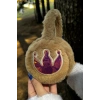 Kahverengi Taç Figürlü Peluş Kulaklık