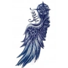 Kanat Sonradan Kararan Yarı Kalıcı Geçici Dövme Tattoo
