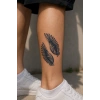 Kanat Sonradan Kararan Yarı Kalıcı Geçici Dövme Tattoo