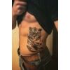 Kaplan Büyük Dövme Geçici Tattoo