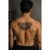 Kaplan Figürlü Sonradan Kararan Yarı Kalıcı Geçici Dövme Tattoo