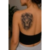 Kaplanlı Kız Geçici Dövme Tattoo