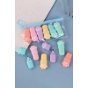Karışık Renk 6lı Pati Figürlü Fosforlu Kalem Set