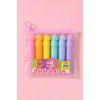 Karışık Renk 6lı Unicorn Figürlü Fosforlu Kalem Set