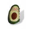 Karışık Renk Avakado Figürlü Kemik Mandal Toka