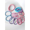 Karışık Renk Lastik Toka Ve Yan Toka Set