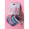 Karışık Renk Lastik Toka Ve Yan Toka Set