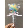 Karışık Renk Lolipop Figürlü Lastik Toka Set
