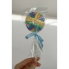 Karışık Renk Lolipop Figürlü Lastik Toka Set