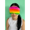 Karışık Renk Peluş Uyku Bandı
