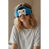 Karışık Renk Penguen Figürlü Peluş Uyku Bandı