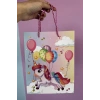 Karışık Renk Unicorn Figürlü 3D Görünümlü Karton Çanta