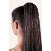 Karışık Renk Yan Postiş Hair Tinsel Shiny Hair (50 Cm)