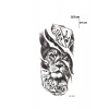 Kart Aslan Dövme Geçici Tattoo