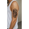 Kart Aslan Dövme Geçici Tattoo