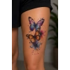 Kelebek Dövme Geçici Tattoo