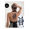 Kelebek Figürlü 12 Saat Sonra Kararan Geçici Dövme Tattoo