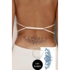 Kelebek Figürlü Sonradan Kararan Yarı Kalıcı Geçici Dövme Tattoo