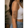 Kelebek Tribal Dövme Geçici Tattoo