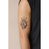 Kılıç ve Kalp Mini Geçici Dövme Tattoo