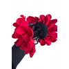 Kırmızı Renk Çiçek Figürlü Mandal Toka
