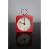 Kırmızı Renk Dekoratif Işıklı Alarmlı Masa Saati