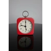 Kırmızı Renk Dekoratif Işıklı Alarmlı Masa Saati
