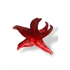 Kırmızı Renk Deniz Figürlü Kemik Mandal Toka